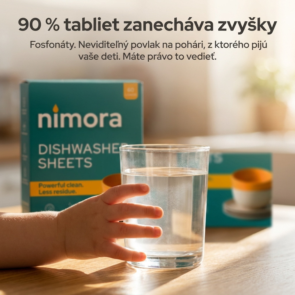 Proužky do myčky bez chemie — Nimora | 60 mytí, papírový obal