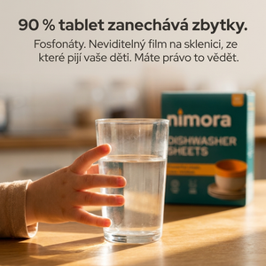 Proužky do myčky bez chemie — Nimora | 60 mytí, papírový obal