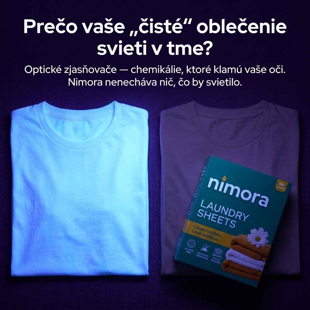 Proužky do pračky bez chemie — Nimora | 60 praní, papírový obal