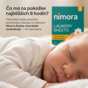 Proužky do pračky bez chemie — Nimora | 60 praní, papírový obal