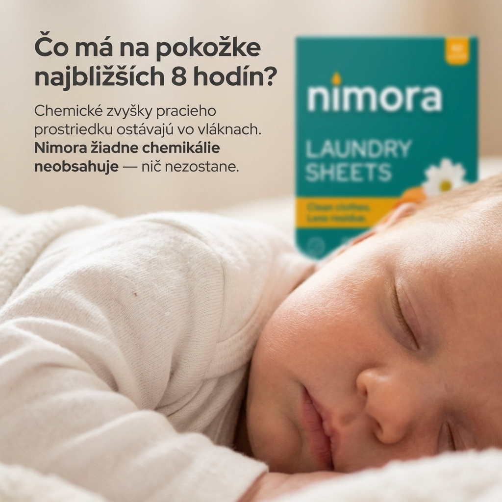 Proužky do pračky bez chemie — Nimora | 60 praní, papírový obal