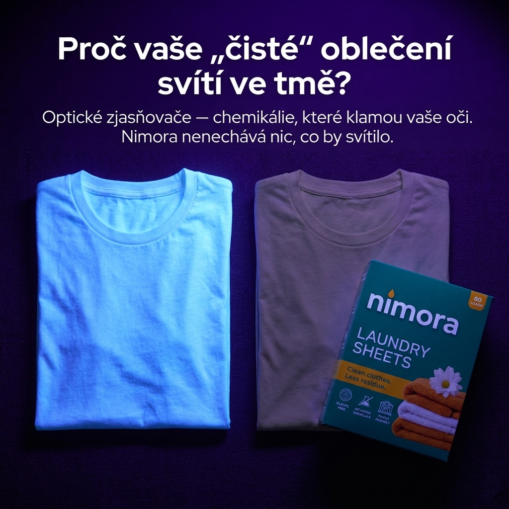Proužky do pračky bez chemie — Nimora | 60 praní, papírový obal
